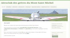 Desktop Screenshot of aeroclub-avranches.org