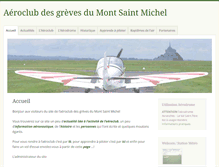 Tablet Screenshot of aeroclub-avranches.org